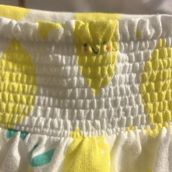Carters Baby Girls Romper Size 3M Yellow White - Picture 4 of 12